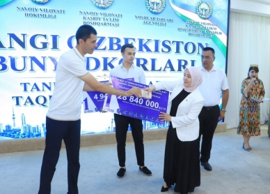 Gʻoliblar munosib taqdirlanmoqda!
